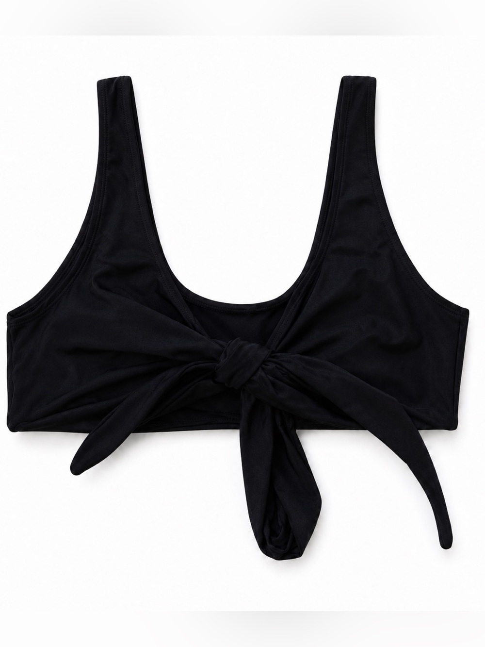 NWT Good American Black001 10 Ways To Wear Bikini Top Sz L (3)